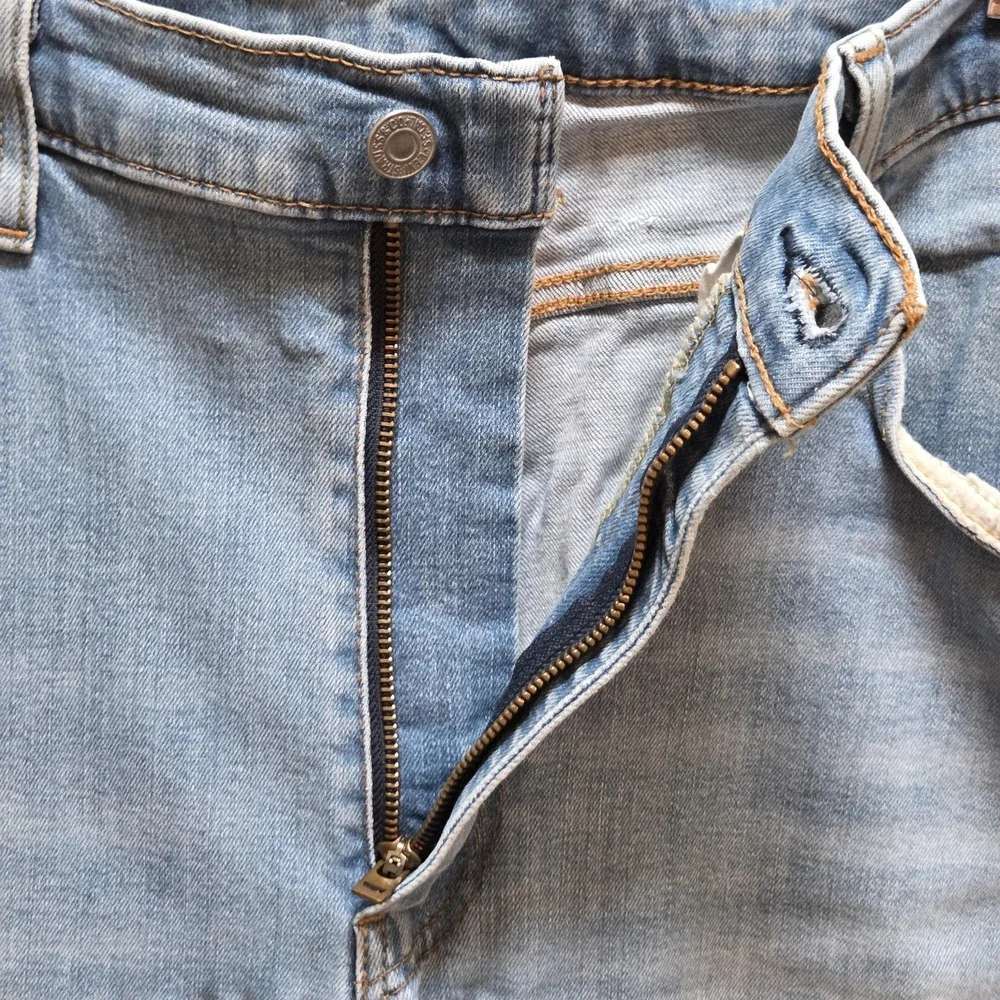 Levis 541 Jeans Mens 38x30 Blue Athletic Fit Tapered Light Wash Denim Pants